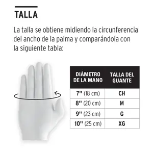 Guantes de nylon recubiertos de poliuretano, G, Truper