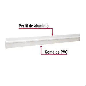 Guardapolvo fijo de 120 cm, blanco, Hermex