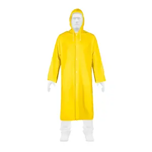 Gabardina impermeable ligera de PVC, talla G, Pretul