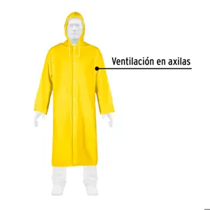 Gabardina impermeable ligera de PVC, talla M, Pretul