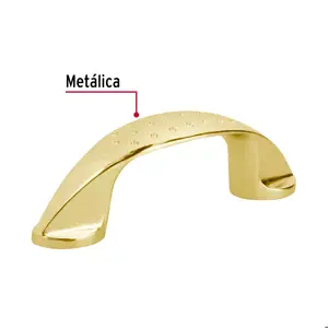 Hermex Jaladera metálica de 64mm estilo 