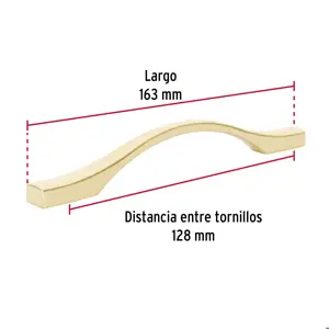 Hermex Jaladera 128mm estilo 