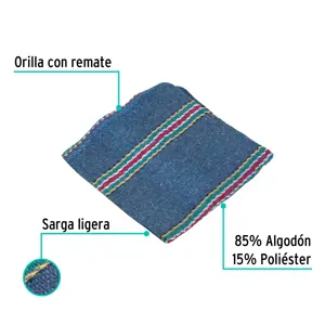 Jerga azul sarga ligera de 1 m x 48 cm, Klintek