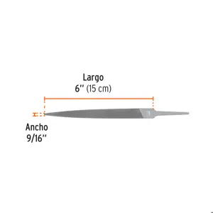 Lima para cerrajero fina 6