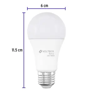 Volteck Lámpara LED A19 14 W (equiv. 75 W), luz cálida, caja, Basic