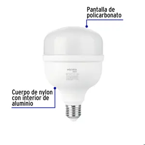 Volteck Lámpara LED alta potencia 25W (equiv. 250W) luz de día Basic