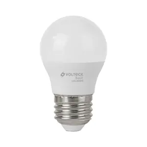 Volteck Lámpara LED G45 5 W (equiv. 40 W), luz de día, caja, Basic