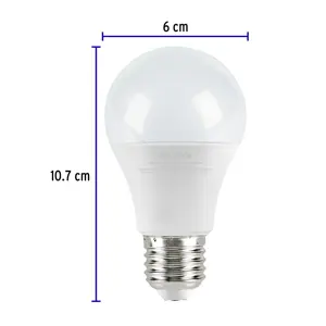 Lámpara LED A19 9 W (equiv. 60 W) luz de día blíster Volteck