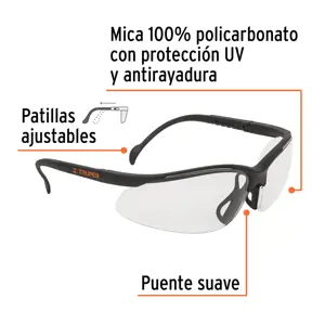 Lentes de seguridad transparentes, Truper Vision