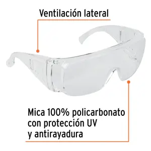 Lentes de seguridad transparentes, Truper Safe