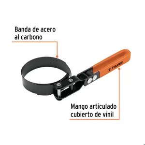 Truper Llave de banda metálica 2-1/2