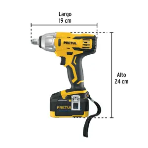 Llave de impacto inalámbrica 1/2