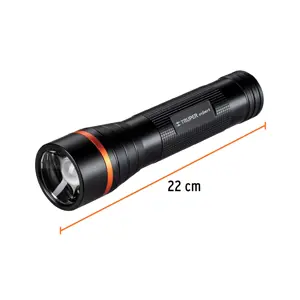 Expert Linterna de aluminio LED Cree 500 lm con 2 pilas D, Truper