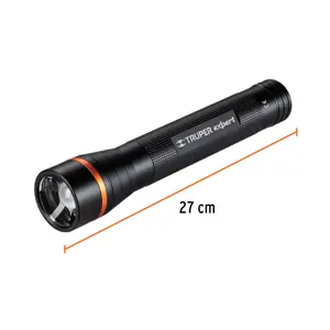 Expert Linterna de aluminio LED Cree 850 lm con 3 pilas D, Truper