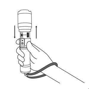 Linterna LED recargable, de aluminio, 420 lm, TRUPER