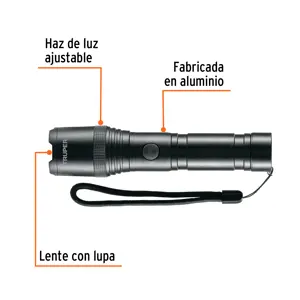 Linterna LED recargable, de aluminio, 420 lm, TRUPER