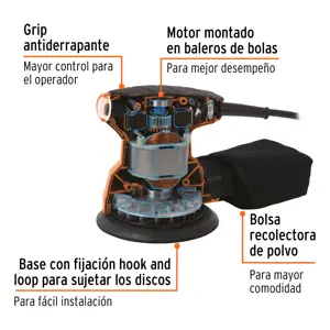 Lijadora roto orbital 5