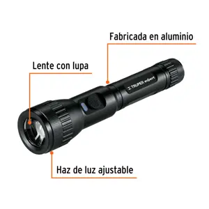 Linterna LED recargable, de aluminio, 500 lm, TRUPER EXPERT