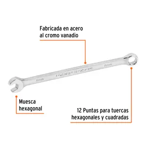 Llave combinada extralarga 8 mm x 145 mm de largo, Expert