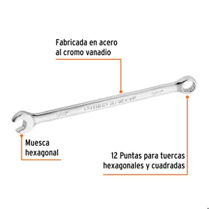 Llave combinada extralarga 5/16