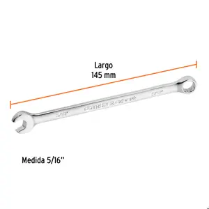 Llave combinada extralarga 5/16