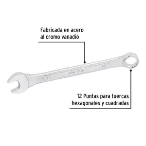 Llave combinada 11 mm x 150 mm de largo, Pretul