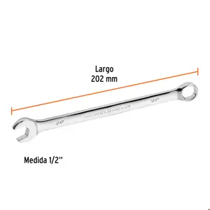 Llave combinada extralarga 1/2