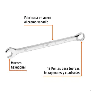 Llave combinada extralarga 9/16