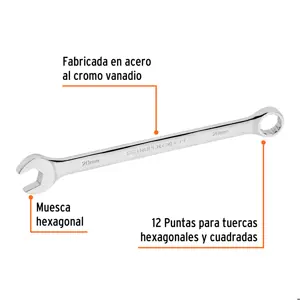 Llave combinada extralarga 20 mm x 287 mm de largo, Expert