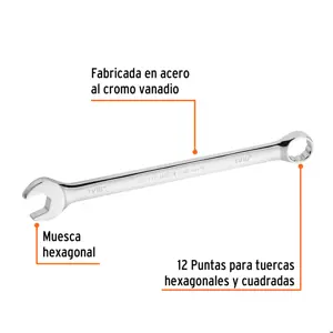 Llave combinada extralarga 11/16