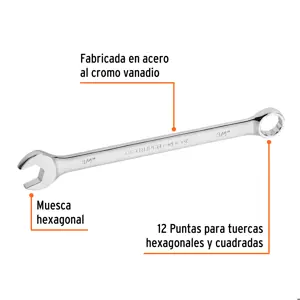 Llave combinada extralarga 3/4