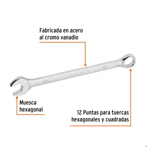 Llave combinada extralarga 7/8