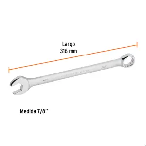 Llave combinada extralarga 7/8