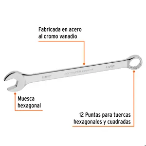 Llave combinada extralarga 1-1/16