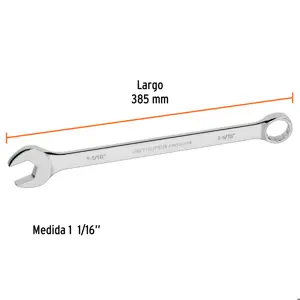 Llave combinada extralarga 1-1/16