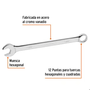 Llave combinada extralarga 1-3/16