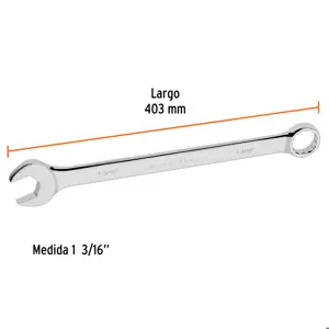 Llave combinada extralarga 1-3/16