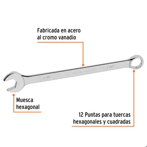 Llave combinada extralarga 1-1/4