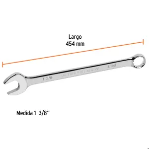 Expert Llave combinada extralarga 1-3/8