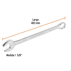 Llave combinada extralarga 1-5/8