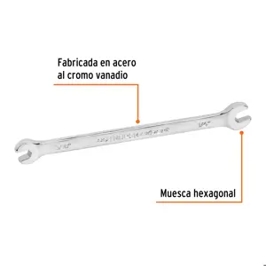 Llave española, 3/16 x 1/4