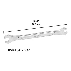 Llave española, 1/4 x 5/16