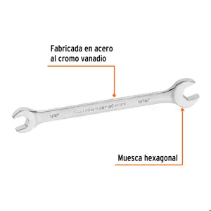 Llave española, 1/2 x 9/16