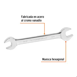 Llave española, 11/16 x 3/4