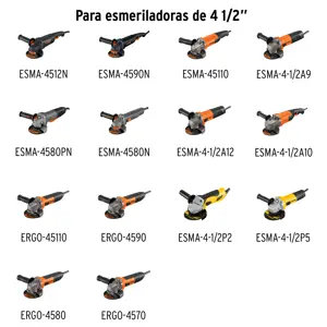 Llave de repuesto para esmeriladoras de 4 ½