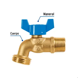 Llave de esfera de latón 1/2