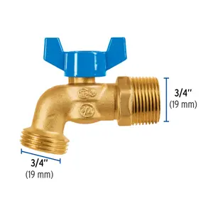 Llave de esfera de latón 3/4