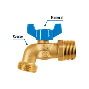 Llave de esfera de latón 3/4