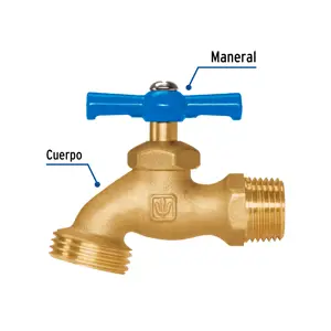 Llave para manguera, de latón, 120 g 1/2