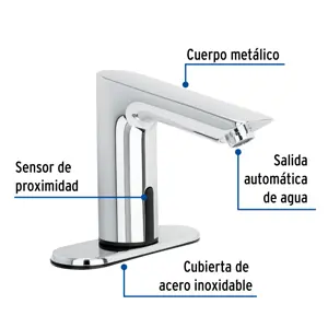 Llave con sensor para lavabo, Foset